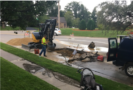 A.Y. McDonald's Take on Water Main Breaks